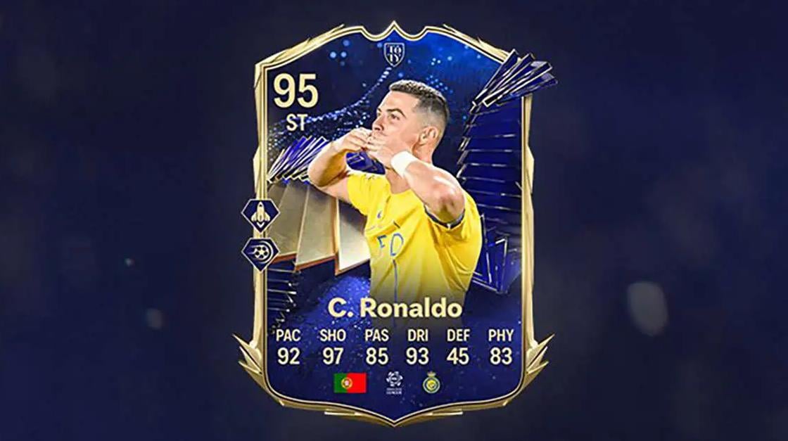 EA Sports FC 24: Cristiano Ronaldo è il 12° TOTY, carta speciale e menzioni d'onore