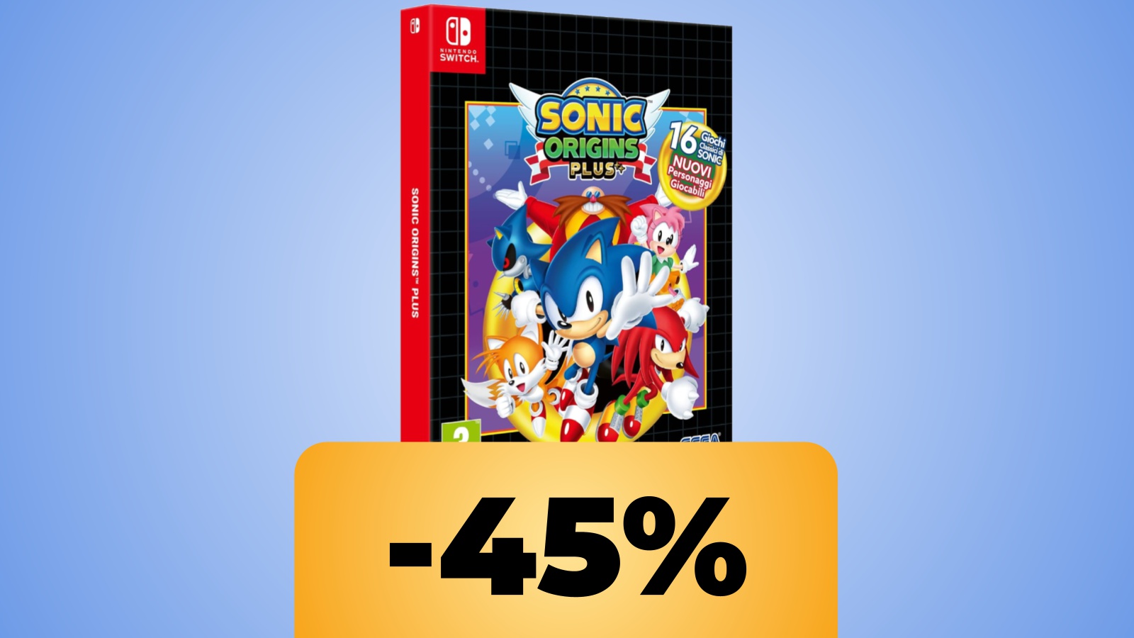 Sonic Origins Plus è in forte sconto nell'edizione Day One per Nintendo Switch e PS5 su Amazon