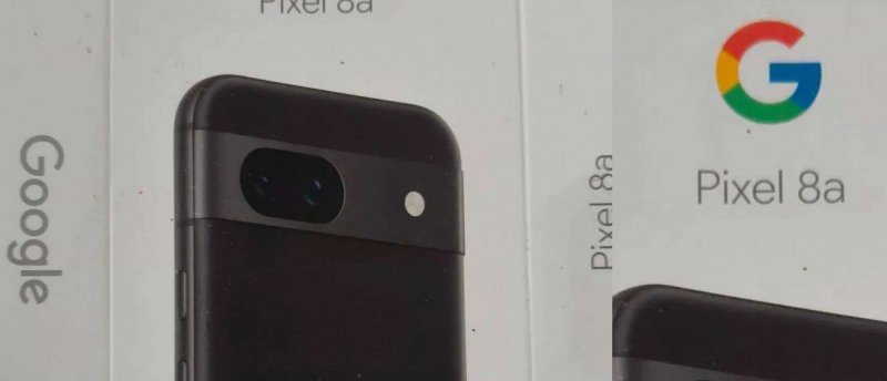 Pixel 8a packaging detail