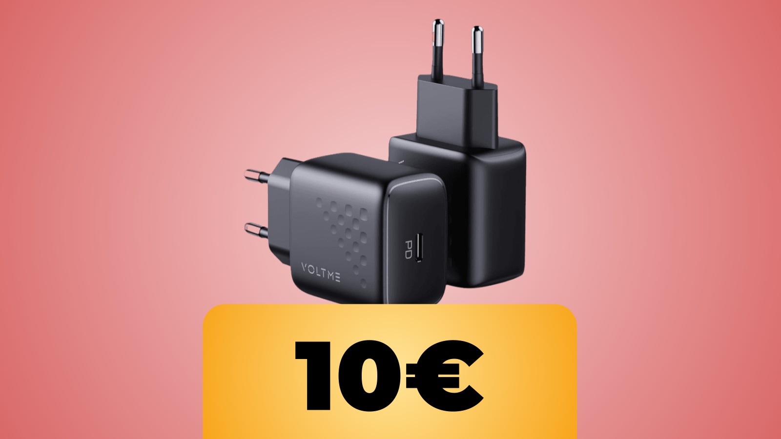 Due caricatori USB di VOLTME in doppio sconto con il coupon su Amazon Italia