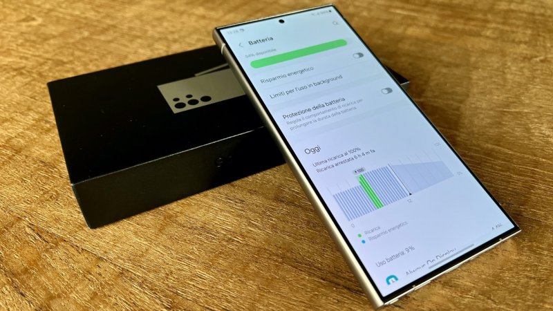La batteria di Samsung Galaxy S24 Ultra è la stessa del predecessore, ma l'autonomia è migliore La batteria di Samsung Galaxy S24 Ultra è la stessa del predecessore, ma l'autonomia è migliore