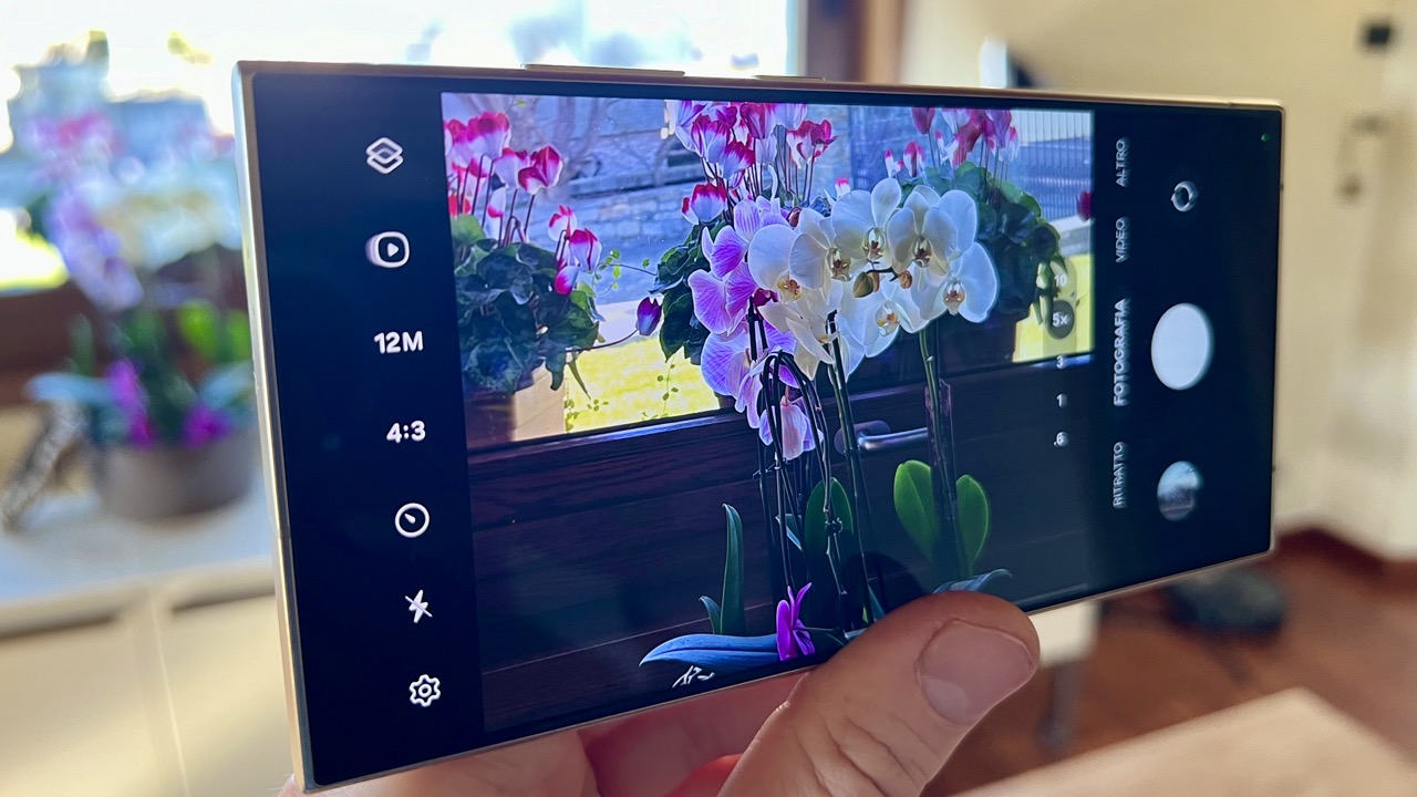 Lo zoom ottico 5x di Samsung Galaxy S24 Ultra in azione
