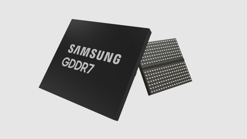 Un primo render dei chip GDDR7 di Samsung, se a livello 'visivo' non si notano differenze rispetto alle attuali, lo stesso non si può dire per le loro performance
