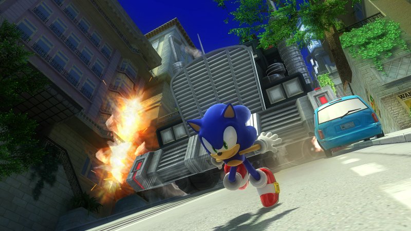 Una delle scene più iconiche di Sonic Adventure è stata ricreata identica in Sonic Generations Una delle scene più iconiche di Sonic Adventure è stata ricreata identica in Sonic Generations