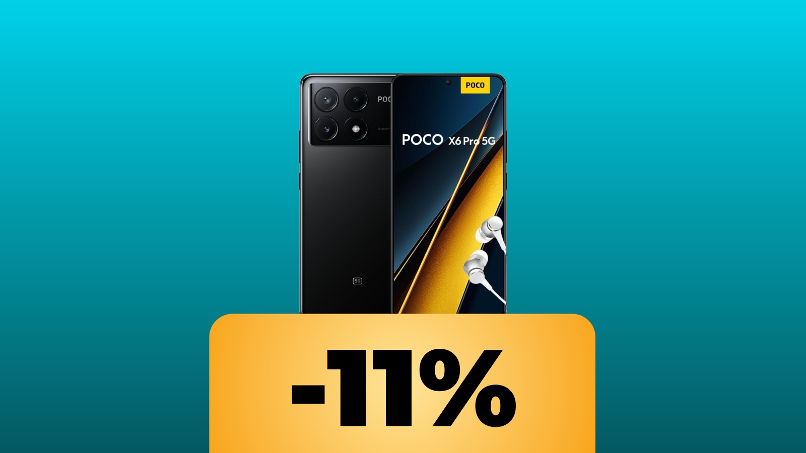 POCO X6 Pro da 8+256 GB in sconto su Amazon per la prima volta