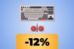 Tastiera meccanica di 8Bitdo retro con due pulsanti programmabili al prezzo minimo su Amazon - Notizia