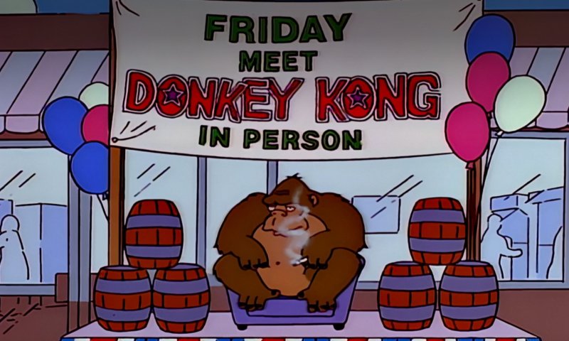 Donkey Kong si rassegna alla fine della sua carriera