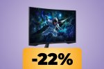 Il monitor curvo Samsung Odyssey G5 da 32' in 1440p/165 Hz è al prezzo minimo su Amazon - Notizia