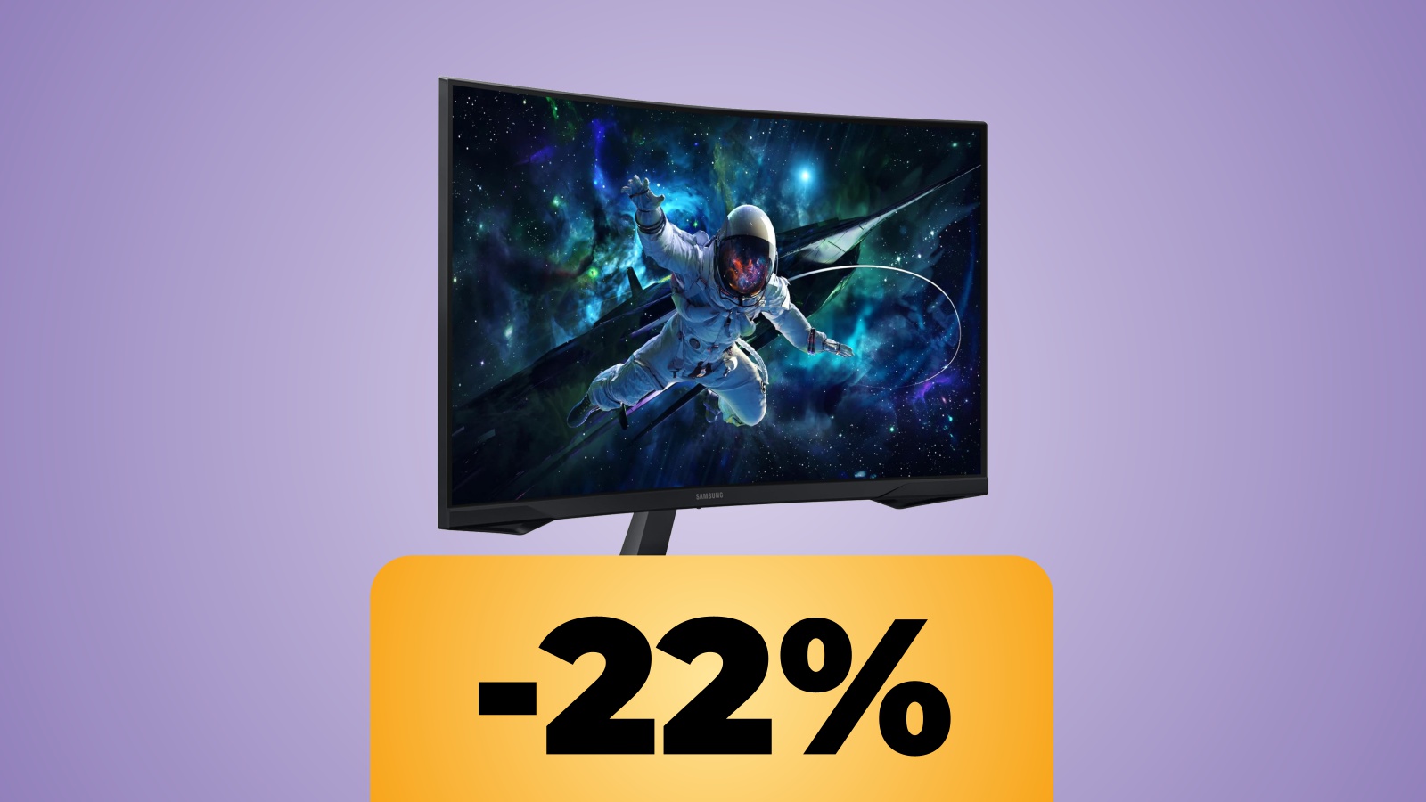 Il monitor curvo Samsung Odyssey G5 da 32' in 1440p/165 Hz è al prezzo minimo su Amazon