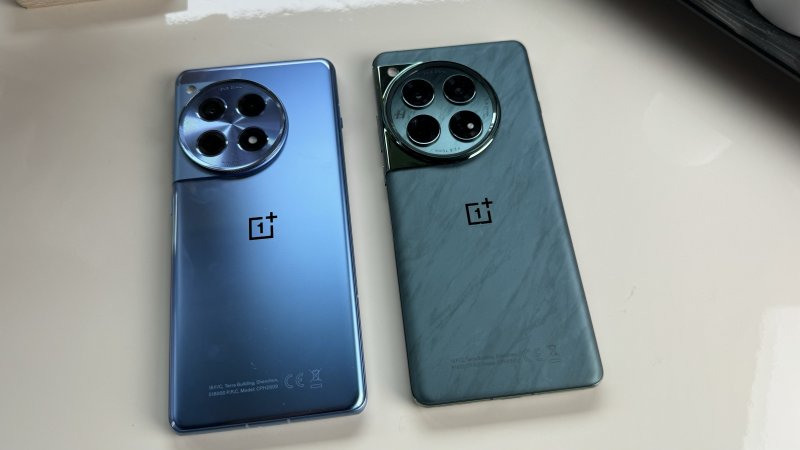 A sinistra OnePlus 12R, a destra OnePlus 12: si sarebbe potuto fare qualcosa di più per distinguere i modelli