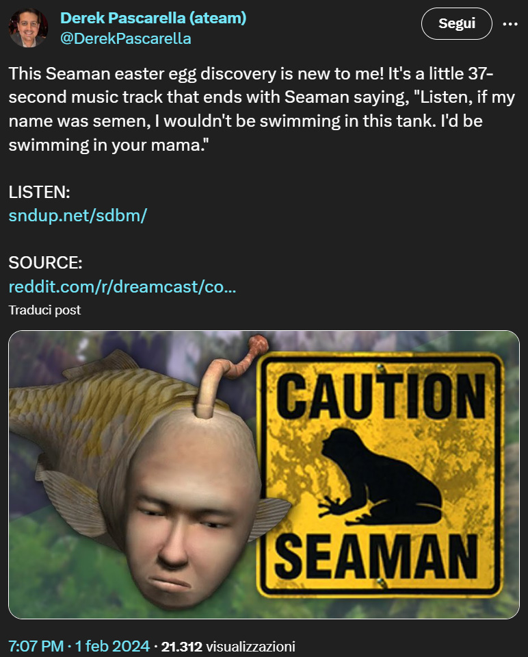 Il post di Pascarella