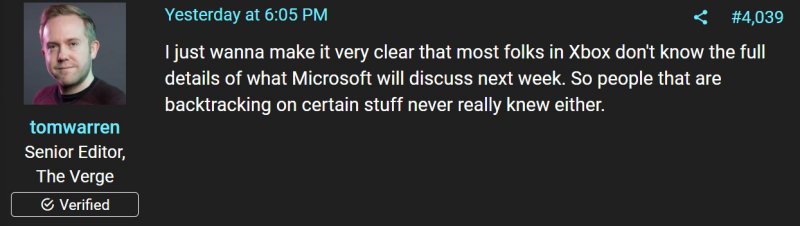 Il post di Warren Il post di Warren