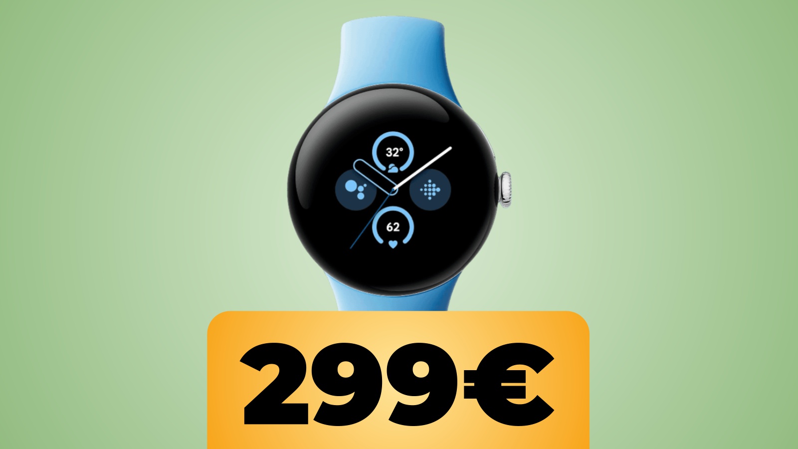 Google Pixel Watch 2 al prezzo minimo storico su Amazon in tutti i