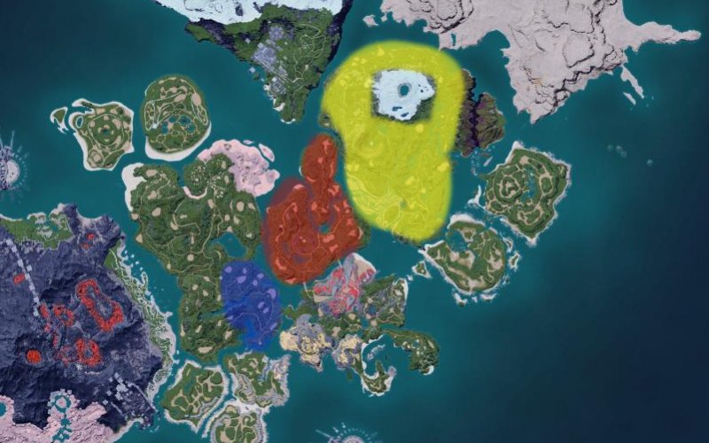 Palworld Mappa Torta