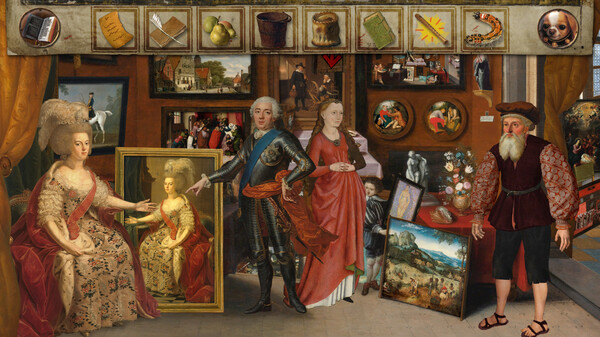 Il villaggio in cui si svolgono gli eventi di Death of the Reprobate è costruito utilizzando scampoli di dipinti dei secoli passati, sia per quanto riguarda i personaggi, sia per i fondali