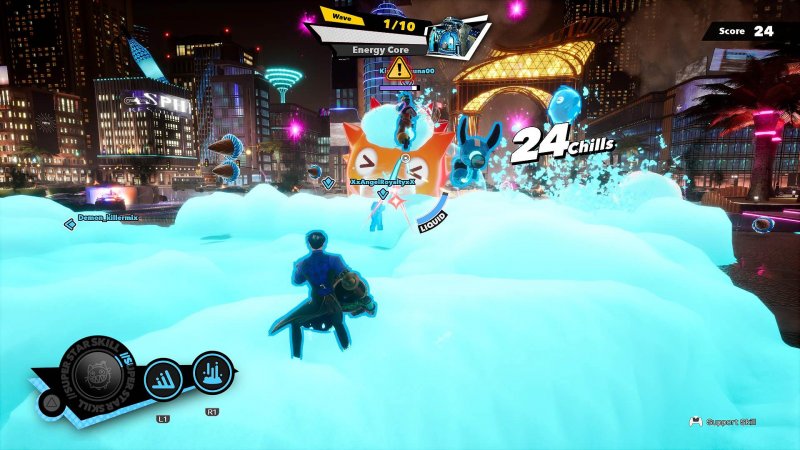 La modalità coop di Foamstars