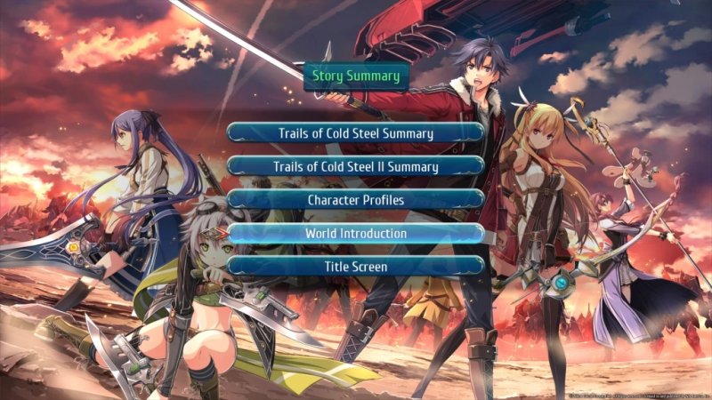 L'enciclopedia inclusa nel gioco vi aiuterà a barcamenarvi con la lunghissima storia di Trails