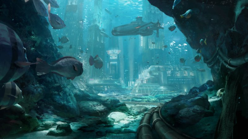 La versione finale consentirà di costruire anche sott'acqua La versione finale consentirà di costruire anche sott'acqua