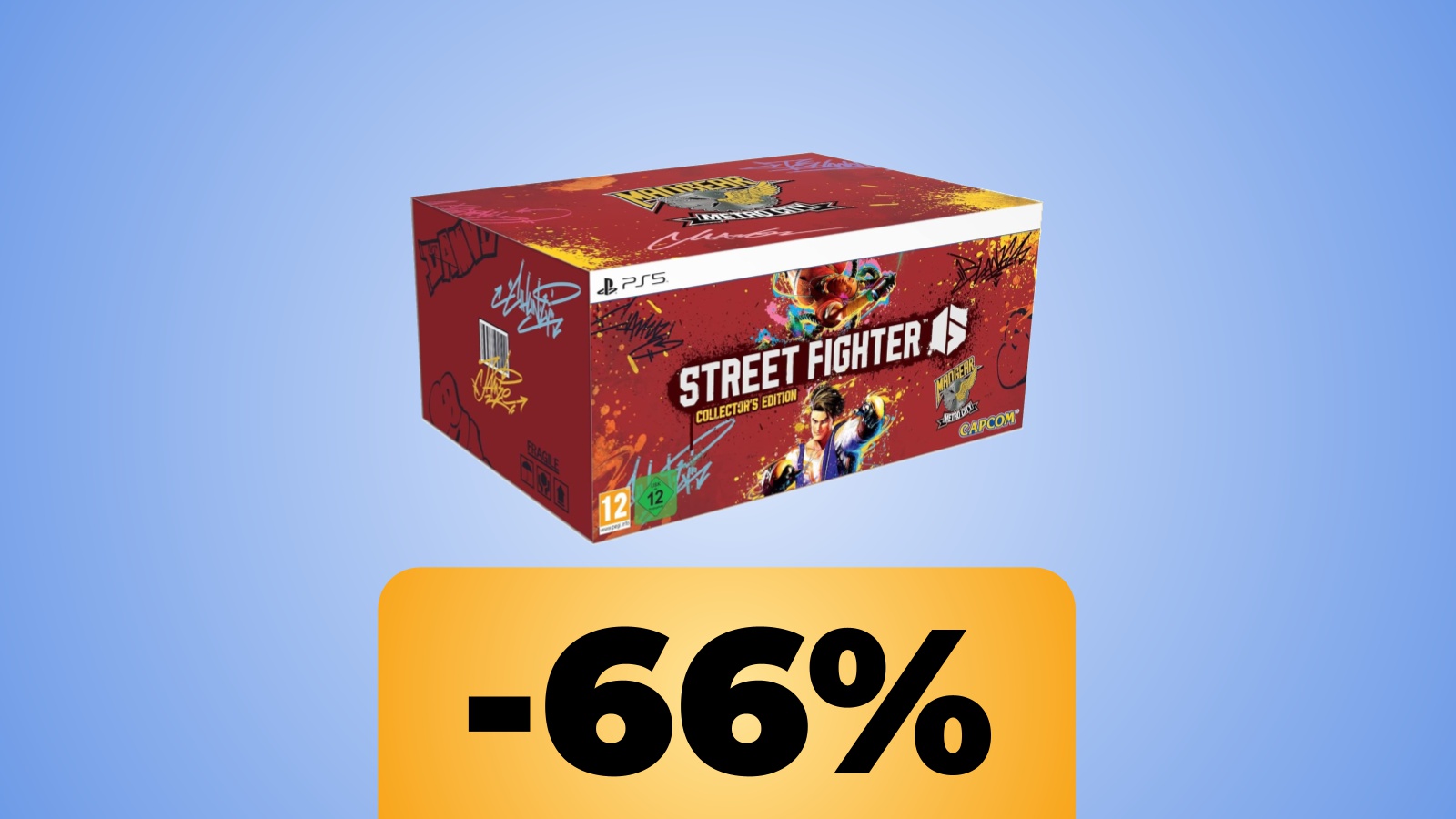 Street Fighter 6 Mad Gear Box per PS5 in fortissimo sconto su Amazon Italia