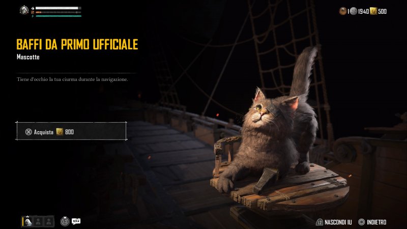 Il gatto è un altro netto vantaggio di Skull and Bones rispetto ad Assassin's Creed: Black Flag Il gatto è un altro netto vantaggio di Skull and Bones rispetto ad Assassin's Creed: Black Flag