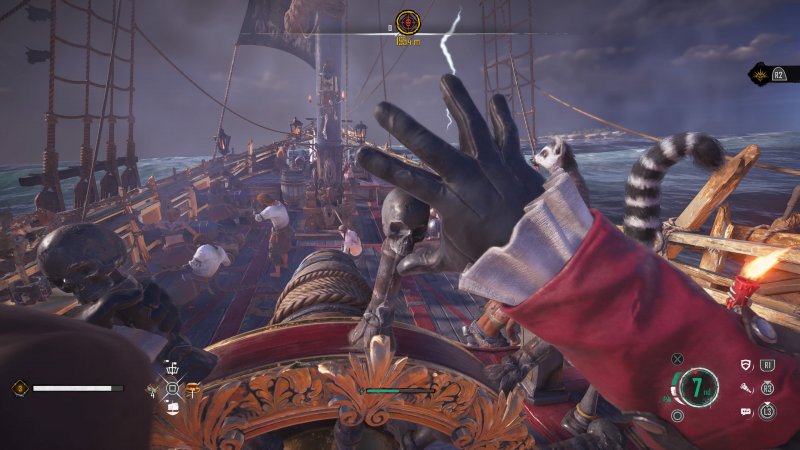 La resa della navigazione in prima persona è molto bella in Skull and Bones La resa della navigazione in prima persona è molto bella in Skull and Bones