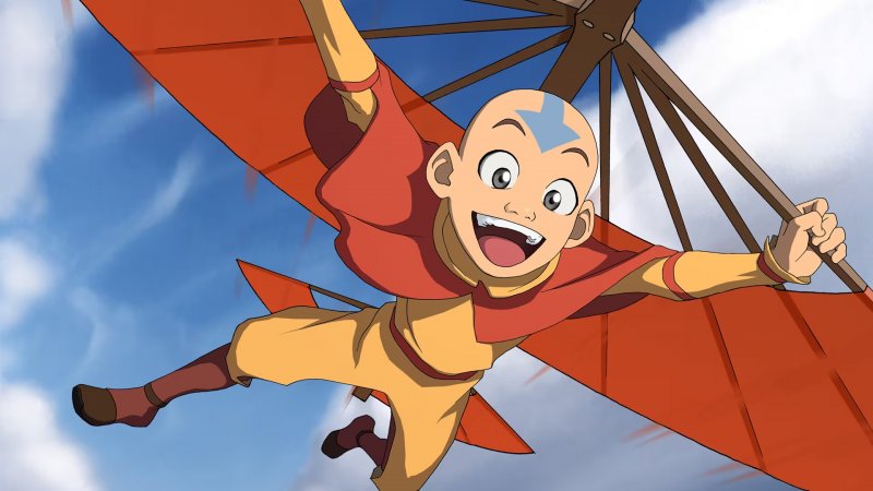 Aang, protagonista della prima serie animata di Avatar