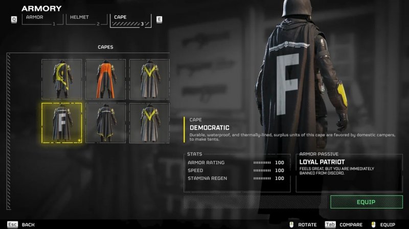 Qualcuno ha creato anche un mockup di un mantello sul meme 'F'