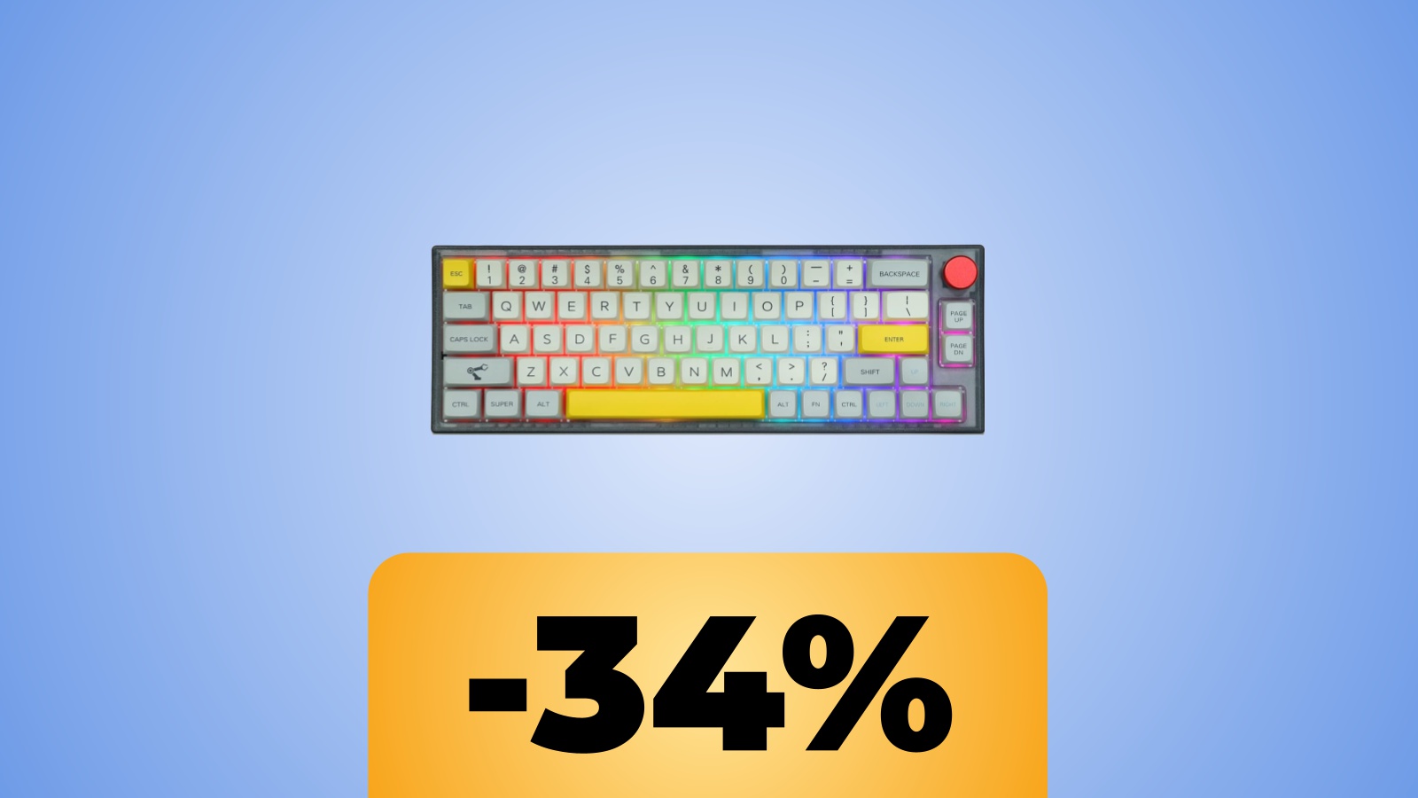 La tastiera EPOMAKER TH66 Pro 65% è ora in sconto al prezzo minimo storico su Amazon