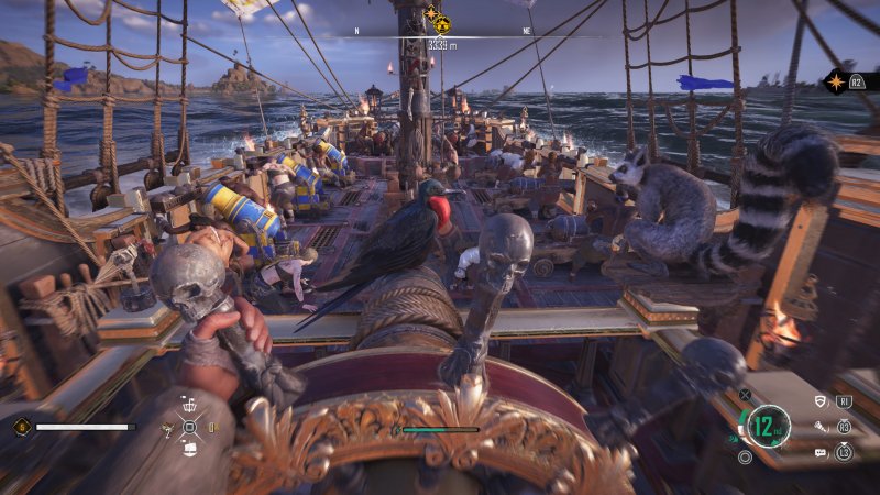 Una nave parecchio affollata in Skull and Bones Una nave parecchio affollata in Skull and Bones