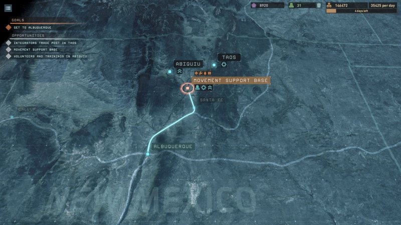 Le missioni sono selezionabili da una mappa del mondo di gioco