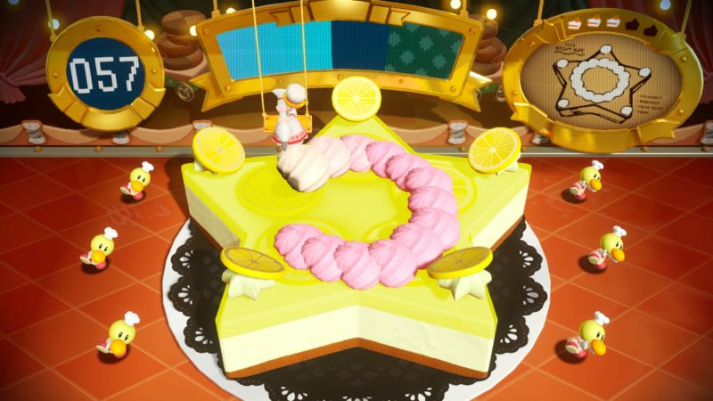 Alcuni livelli, come quello di Peach Pasticcera, cambiano completamente le regole del gameplay Alcuni livelli, come quello di Peach Pasticcera, cambiano completamente le regole del gameplay