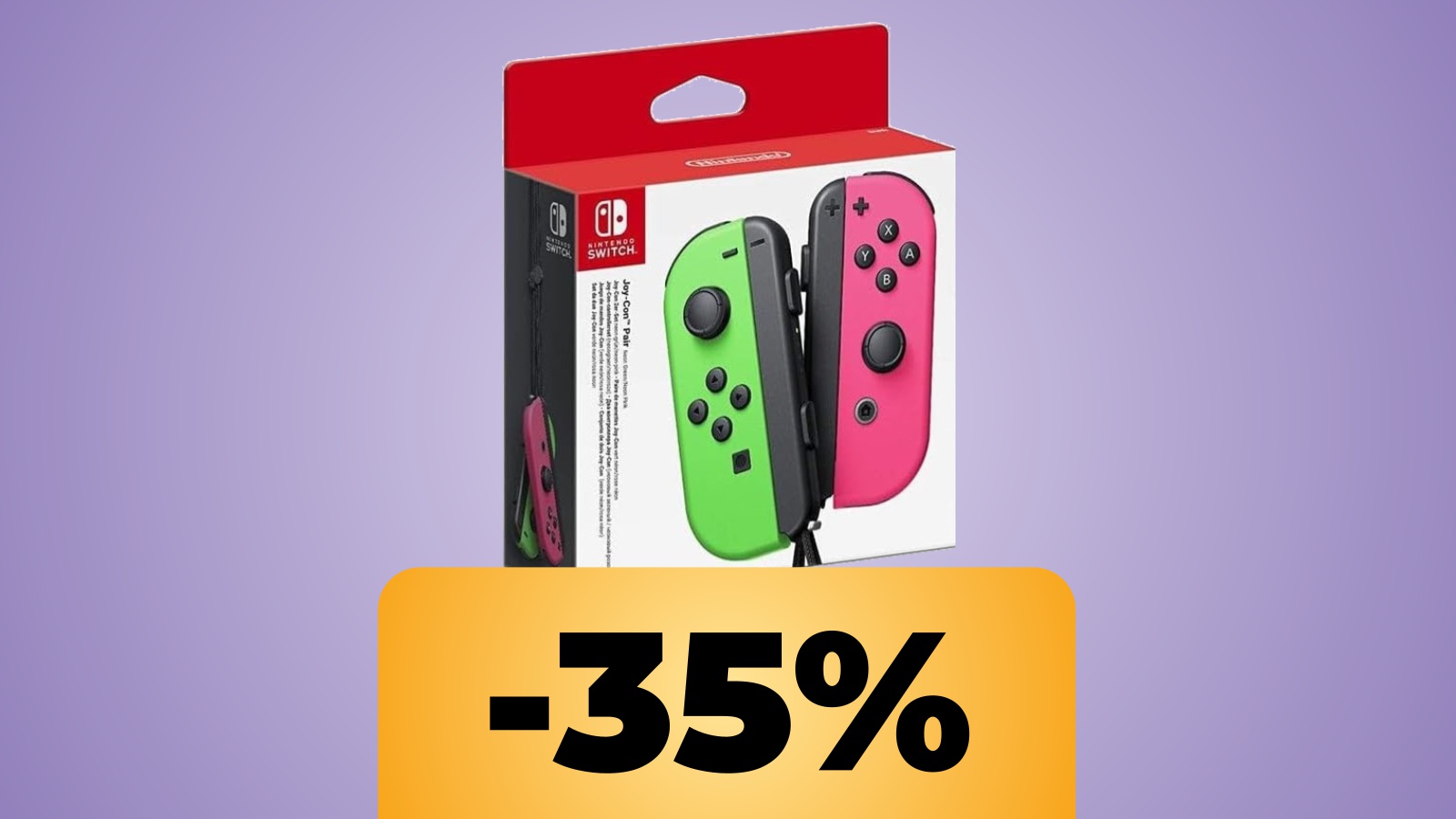 I Joy-Con Verde/Rosa Neon per Nintendo Switch sono al prezzo minimo storico su Amazon