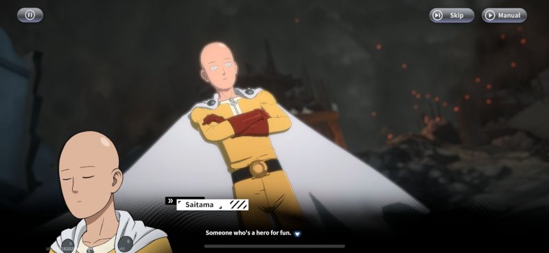 Saitama è ovviamente presente in One Punch Man: World Saitama è ovviamente presente in One Punch Man: World