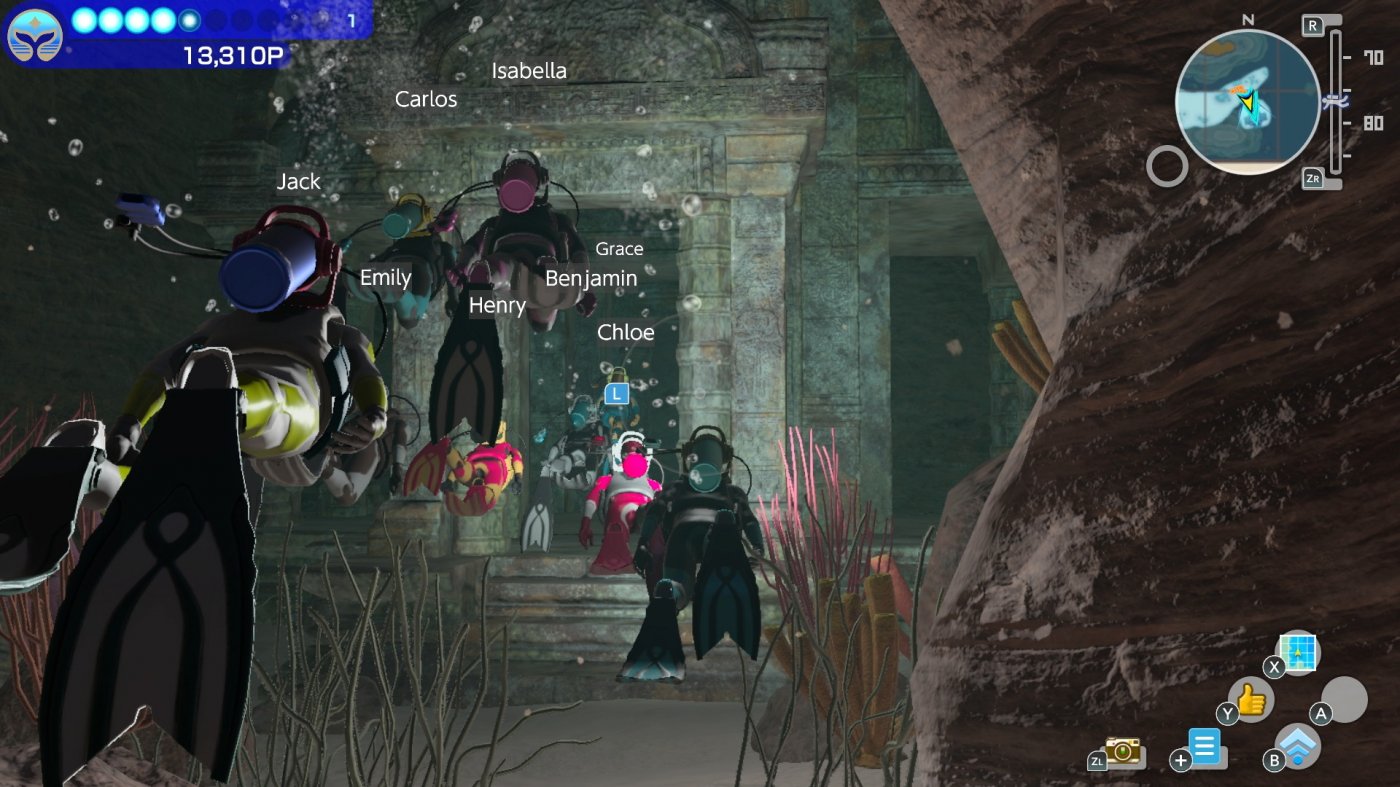 Potrete giocare a Endless Ocean Luminous online insieme ad altri 29 giocatori
