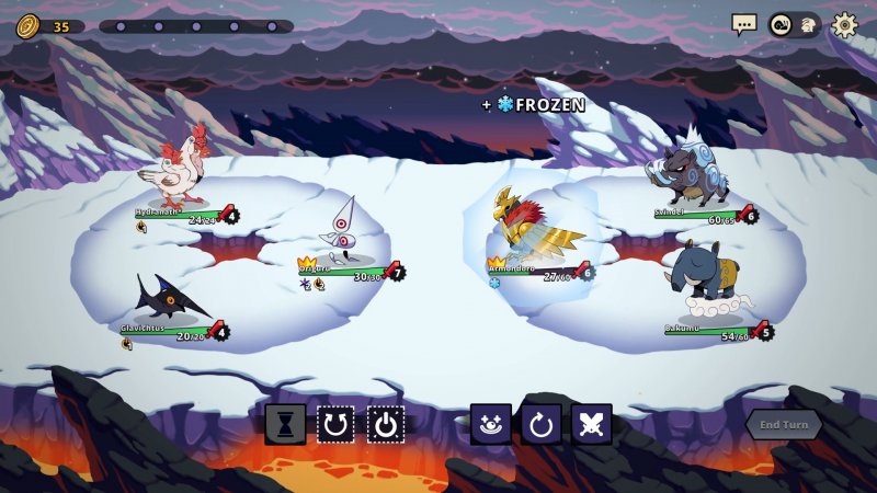 Le nostre Chimere in Dicefolk sono a sinistra, in basso troviamo i dadi