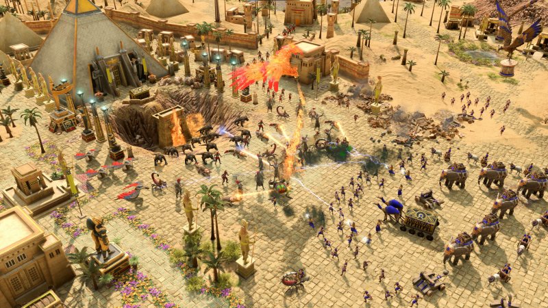 Age of Mythology Retold utilizza la moderna versione del Bang Engine per ricostruire da zero unità e animazioni