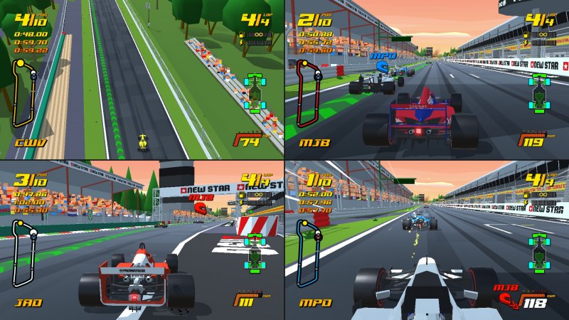 Con New Star GP è possibile giocare in split screen fino in quattro giocatori, solo due su Switch Con New Star GP è possibile giocare in split screen fino in quattro giocatori, solo due su Switch