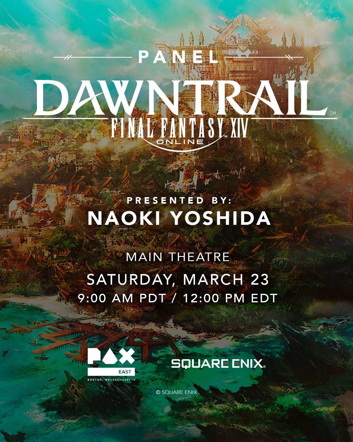 Final Fantasy 14 Dawntrail sarà mostrato PAX East Square Enix