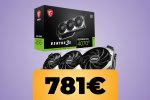 MSI GeForce RTX 4070 Ti VENTUS 3X 12G in sconto al prezzo minimo su Amazon - Notizia