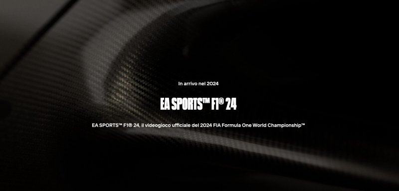 Il sito teaser di F1 24