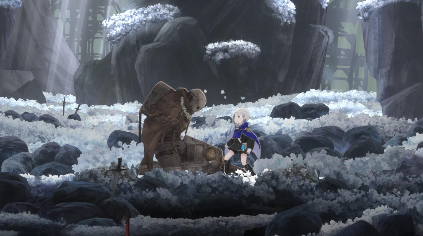 Due personaggi di Ender Magnolia: Bloom in the Mist