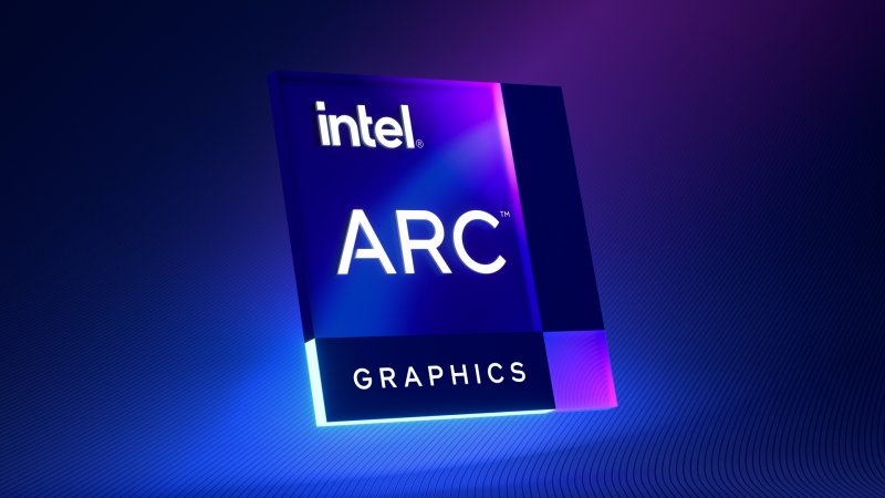 Il logo ufficiale Intel Arc Graphics