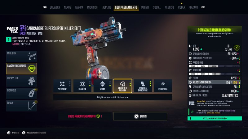 I nanopotenziamenti disponibili in Suicide Squad: Kill the Justice League I nanopotenziamenti disponibili in Suicide Squad: Kill the Justice League