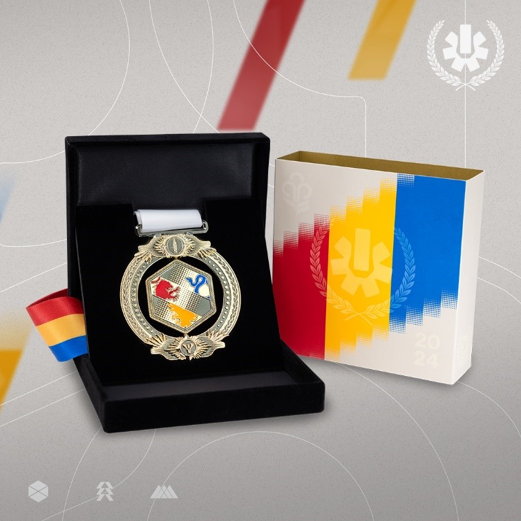 The royal medal from the Guardian Games