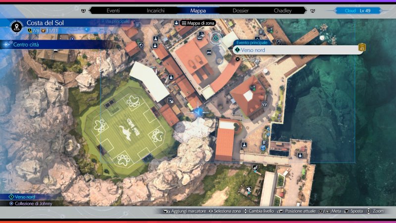 La posizione da cui scattare la foto