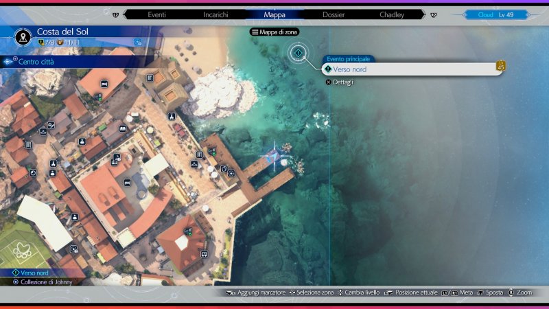 La posizione da cui scattare la foto