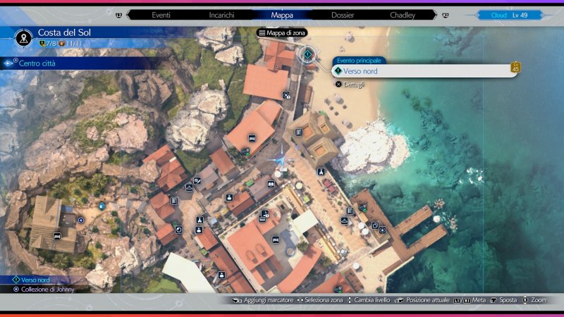 La posizione da cui scattare la foto