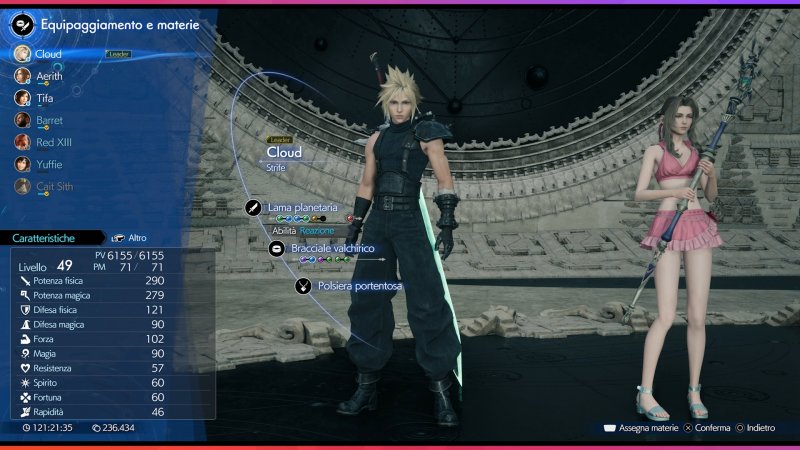 Cloud Strife riveste il ruolo del tank Cloud Strife riveste il ruolo del tank