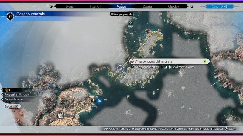 La terza posizione del tesoro