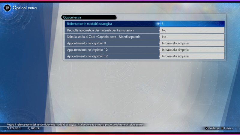 Ci sono diverse opzioni di personalizzazione esclusive per la fine del gioco